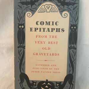 Comic Epitaphs Book 1957 Peter Pauper Press